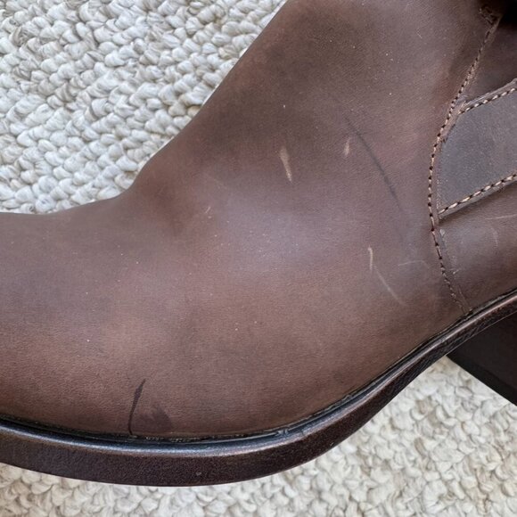 B.O.C. Womens Shea Brown Distressed Ankle Booties Shoes Size 9 - Picture 9 of 9